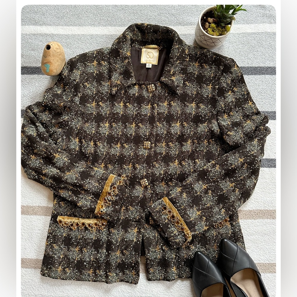 St John boucle tweed blazer
